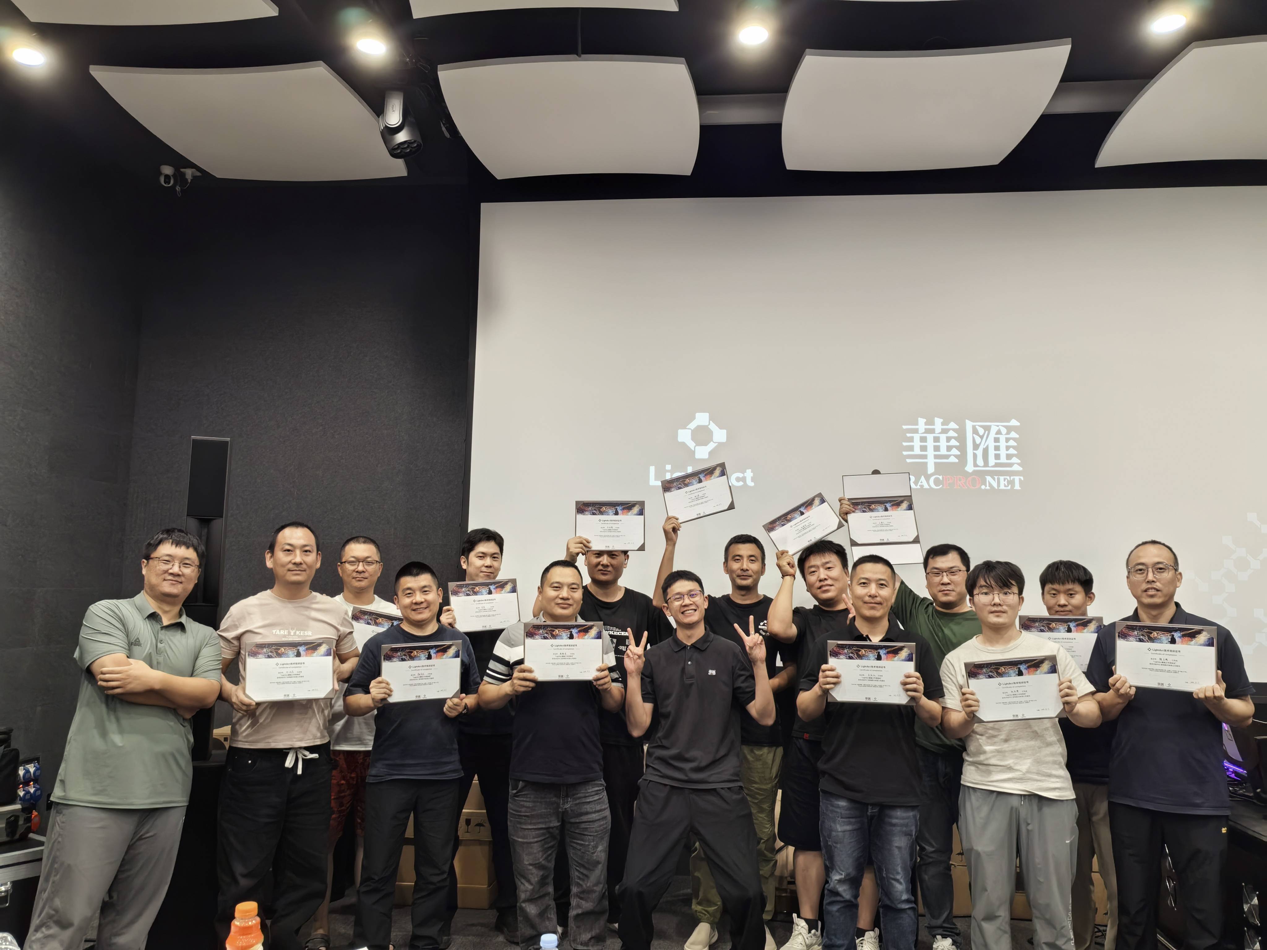 深耕再进阶 | 华汇音响BlackTrax & LightAct技术培训在探索与实践中圆满结束!
