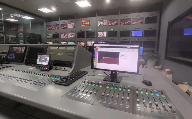 Calrec Type R Console in Zhejiang Radio-TV 