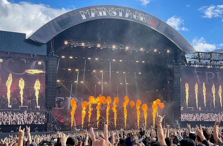 hellfestopenair brought 60,000 fans daily across two weekends for headline acts like gunsnroses, airbourne, offspring and epicaofficial in Clisson, France